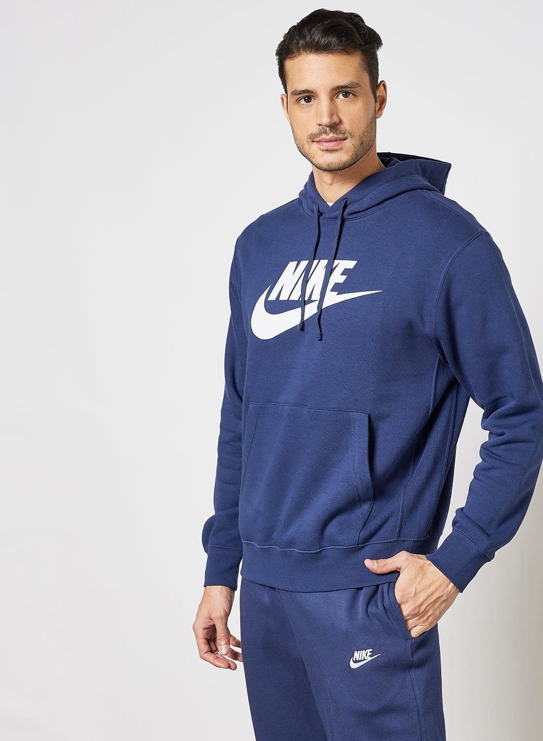 Sportswear Club Graphic Hoodie Blue - Image 2