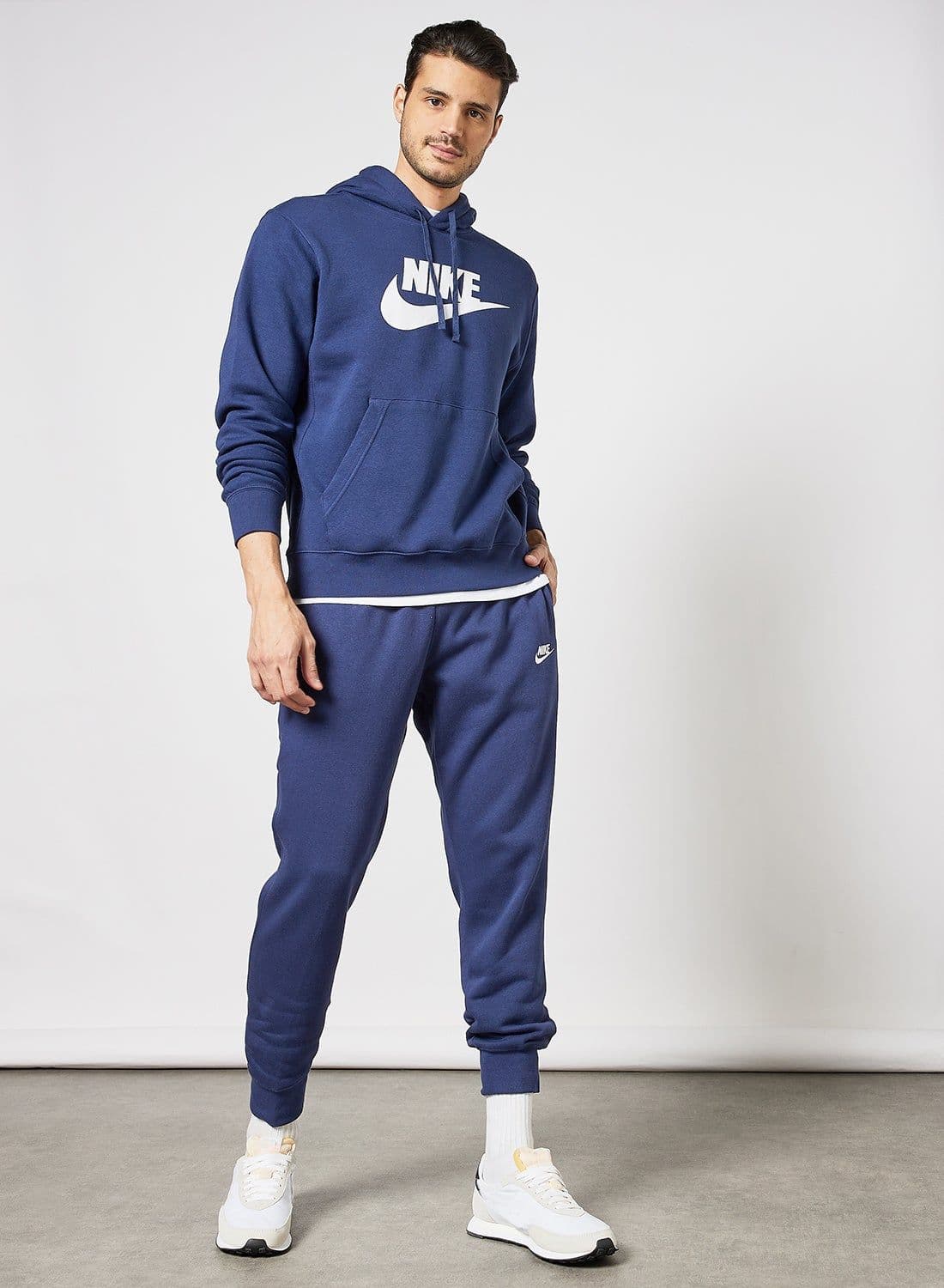 Sportswear Club Graphic Hoodie Blue - Image 3