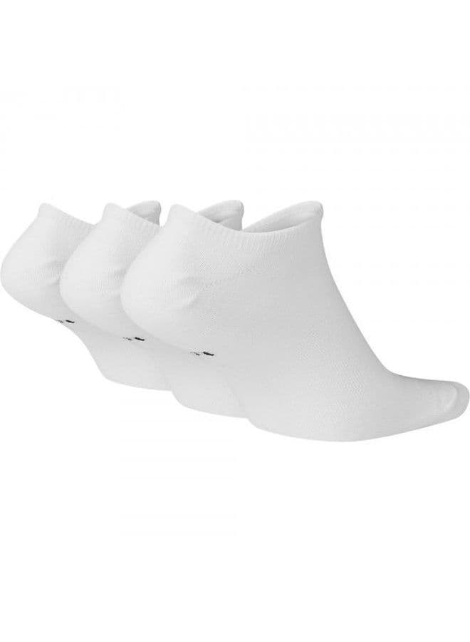 NSW Everyday Essentials No-Show Socks (Pack of 3) White/Black - Image 2