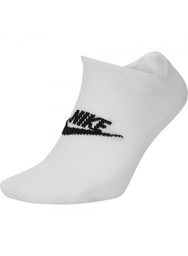 NSW Everyday Essentials No-Show Socks (Pack of 3) White/Black - Image 4