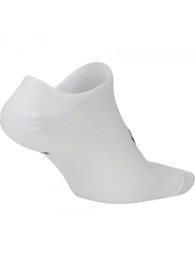 NSW Everyday Essentials No-Show Socks (Pack of 3) White/Black - Image 3